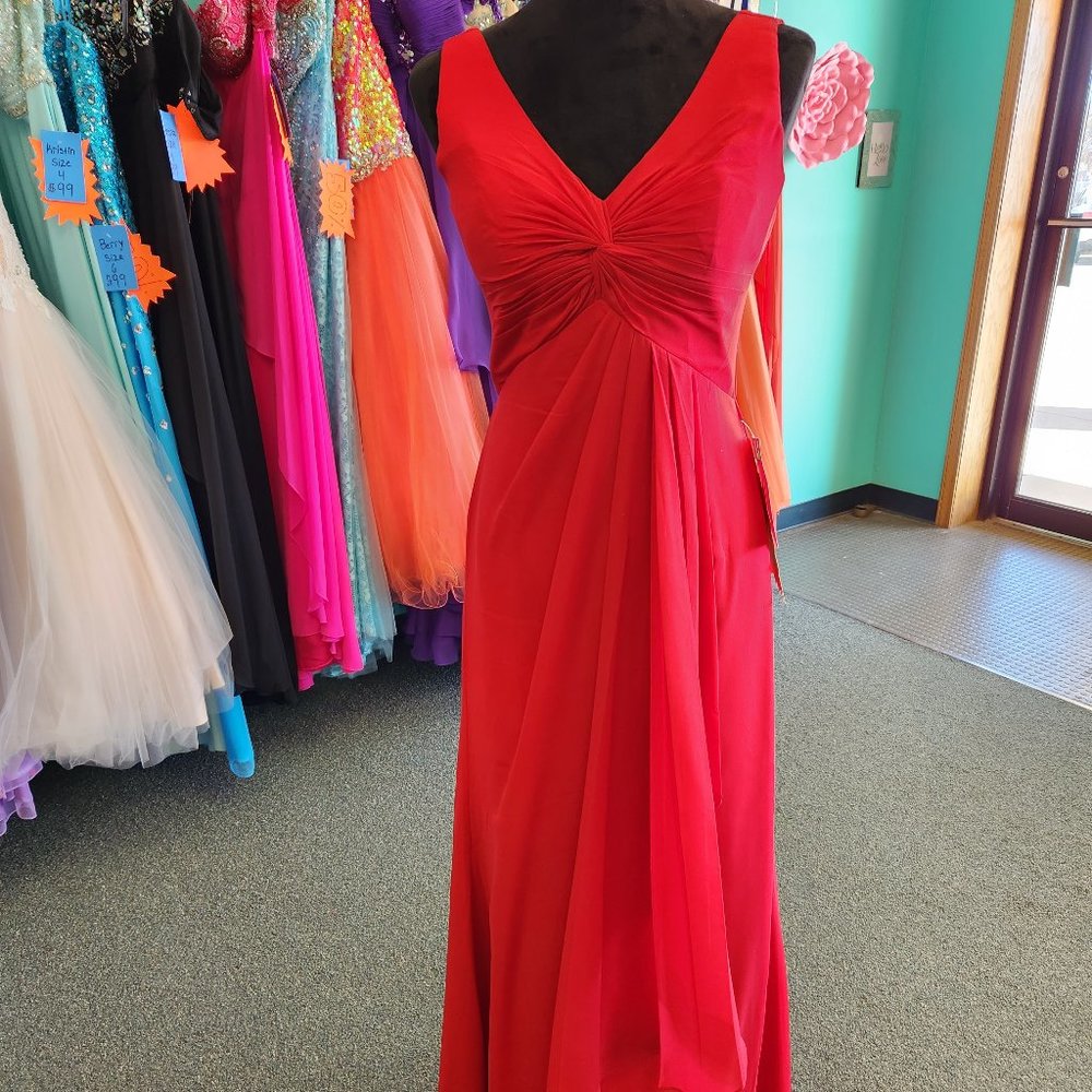 Amelia Couture 815 Red Size 6 Prom/Bridesmaid Formal Dress